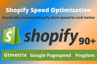 increase shopify store speed and website page speed optimization