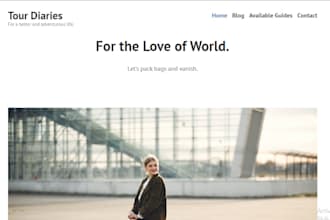 design a google sites website with analytics for you