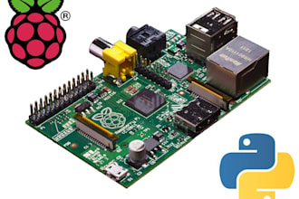 develop a python program for projects on the  raspberry pi