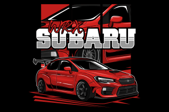 draw vector cartoon car illustration for your t shirt