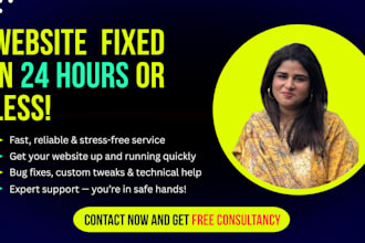 fix wordpress, shopify, divi, elementor pro, godaddy issues, expert website help