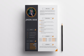 perform a professional resume and CV design or edit