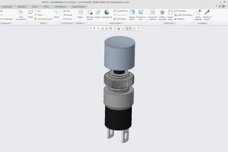 do 3d modeling and provide stl for 3d printing in fusion 360 and creo