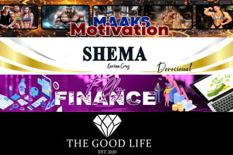 design attractive logo and banner for youtube