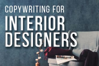 be copywriter for your interior design website