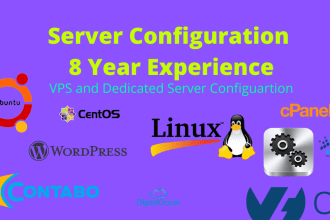 do server configuration of linux vps and dedicated server