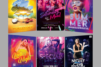 design hiphop, dance, party and event flyers