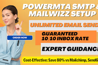 setup your own powerful email marketing system with powermta SMTP and mailwizz