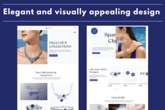 design jewelry website and jewelry store that sells