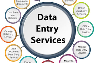 carry out data entry tasks