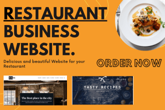 create your restaurant and cafe  wordpress website