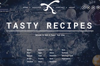 create your restaurant and cafe  wordpress website