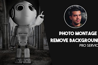 do any photo montage or remove background