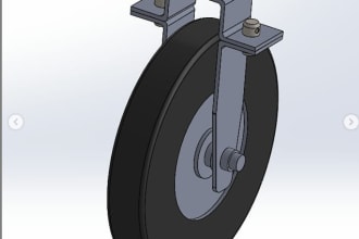 be doing 3d models and mechanical design using solidworks cad
