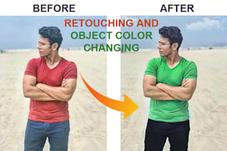 change colour of any object or product in your photo
