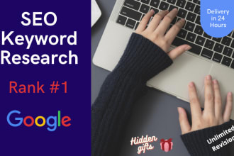 do excellent kgr seo keyword research with competitor analysis