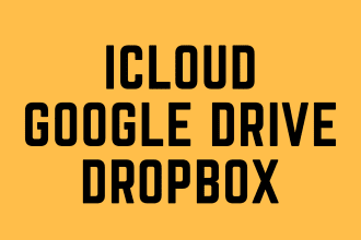 setup your icloud, dropbox, google drive remotely