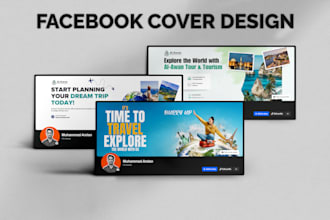 design professional website banners and social media banners
