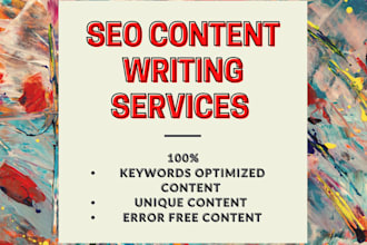 seo blog writing services