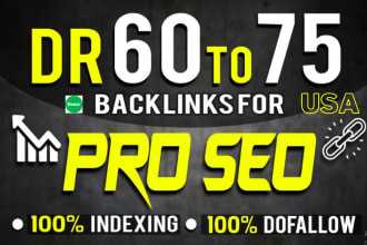 do high quality dofollow seo backlinks, usa link building