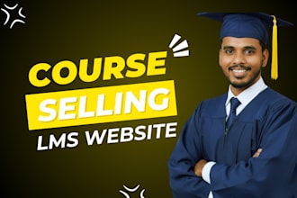 develop online course selling lms website with learndash or tutorlms