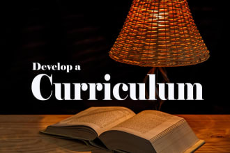 design and develop a unique curriculum for you