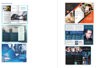 do brochure or flyers or pamphlet or leaflet designs