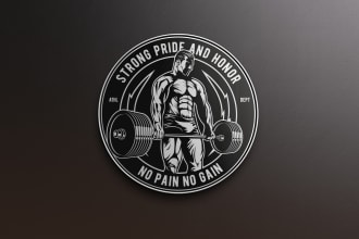 design modern sports, gym and fitness logo