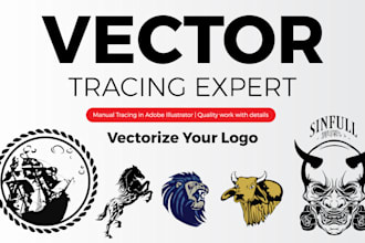 do manual vector tracing and convert to vector