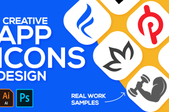 design an icon for website and mobile app