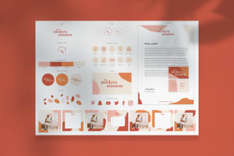 create branding kit identity social media kit with your logo