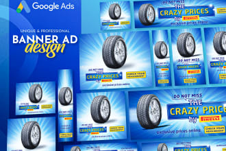 design professional google banner ads or web banner
