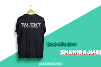 do typography t shirt design tag cloud, word art, and mock up in 2 hrs
