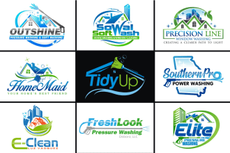 do cleaning, power washing and pressure washing logo