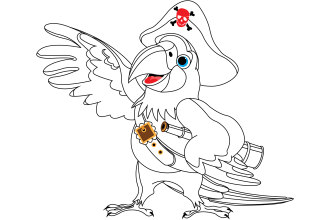 make coloring book page illustrations for children