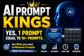 professional ai prompt engineering and optimization for chatgpt, claude, llms