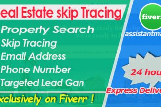 be your skip tracer for real estate skip tracing