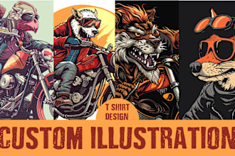 do custom cartoon character illustration, sticker illustration, quick delivery