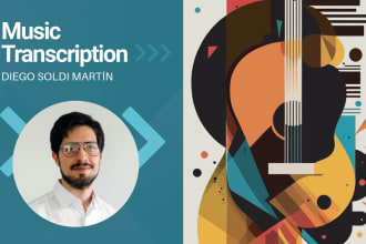 transcribe your music from audio or image