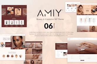 design and build fashion beauty salon, spa, skincare, cosmetic wordpress website