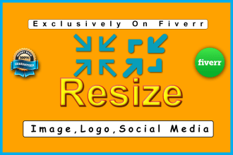 resize your logo or image for social media or any other size