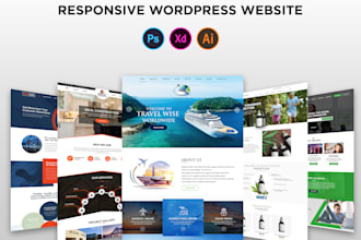 design creative website in PSD format or do website mockup