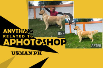 do photoshop editing, anything related editing