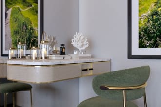 render dressing table and other interior spaces