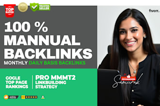 rank your website with monthly off page SEO backlinks, daily basis link building