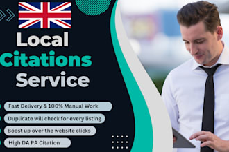 build UK local citations and directories local seo