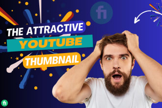 design unique and perfect thumbnail for youtube