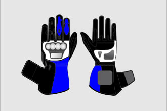 design racing gloves, cycling gloves and all kind of gloves