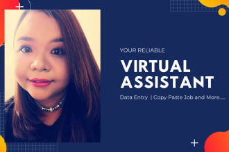 do excel data entry web research typing copy paste job