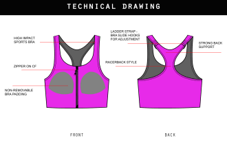 fashion design your activewear, sportswear fitness set